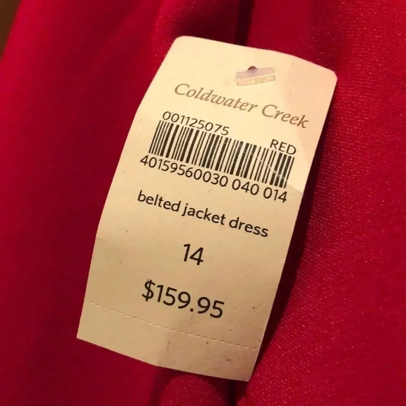 COLDWATER creek red jacket - Picture 4 of 7